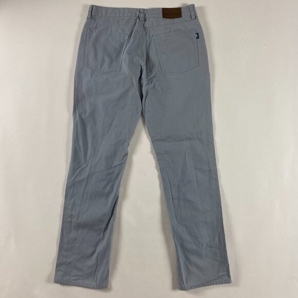 Vineyard Vines Canvas Twill Chino Pants Men's 32 x 32 Cotton Light Blue 5 Pocket - Picture 3 of 13